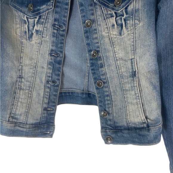 Paris Blues Denim Jean Jacket Women Size Small - Picture 4 of 11